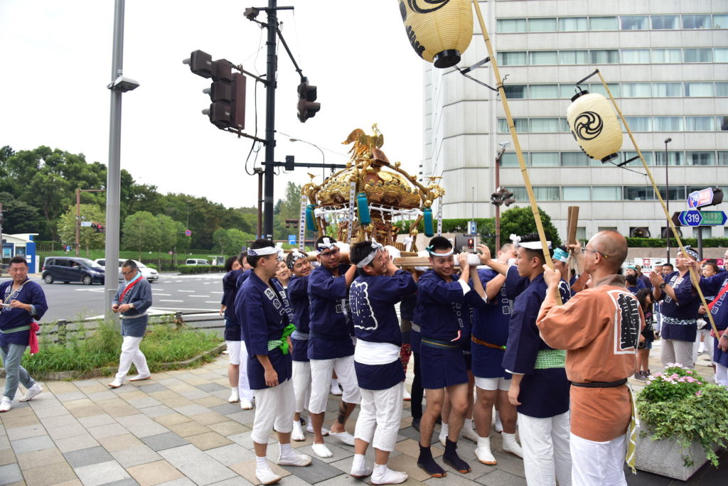 熊野神社例大祭 神輿